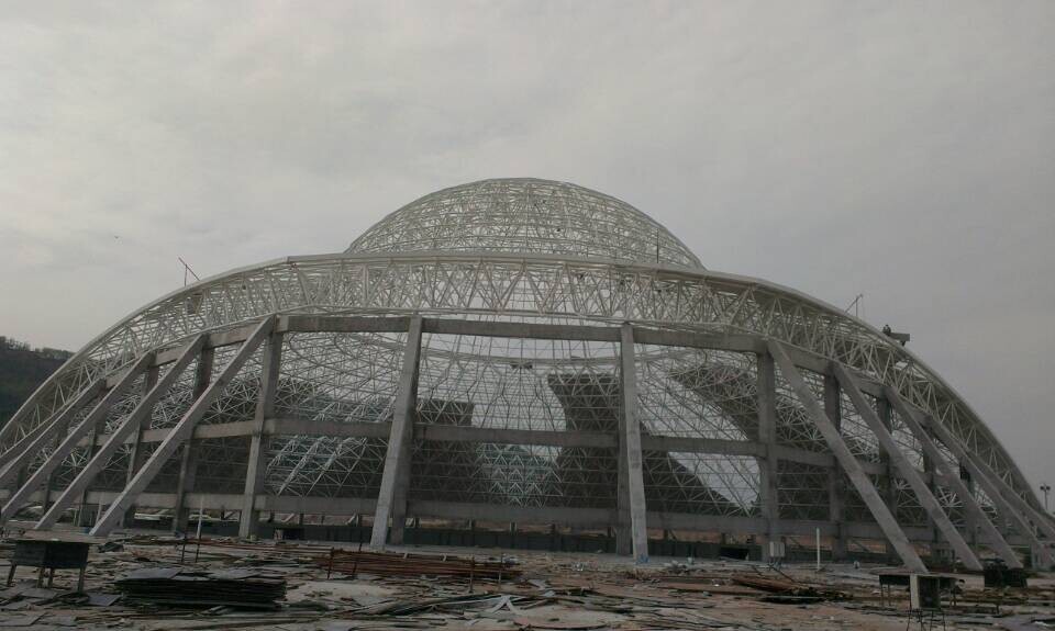 简阳体育场馆网架工程